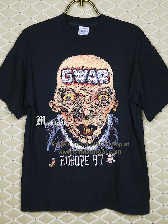 GWAR T-shirt, Vintage Rare Concert Tour Ozzy Anthrax Pantera