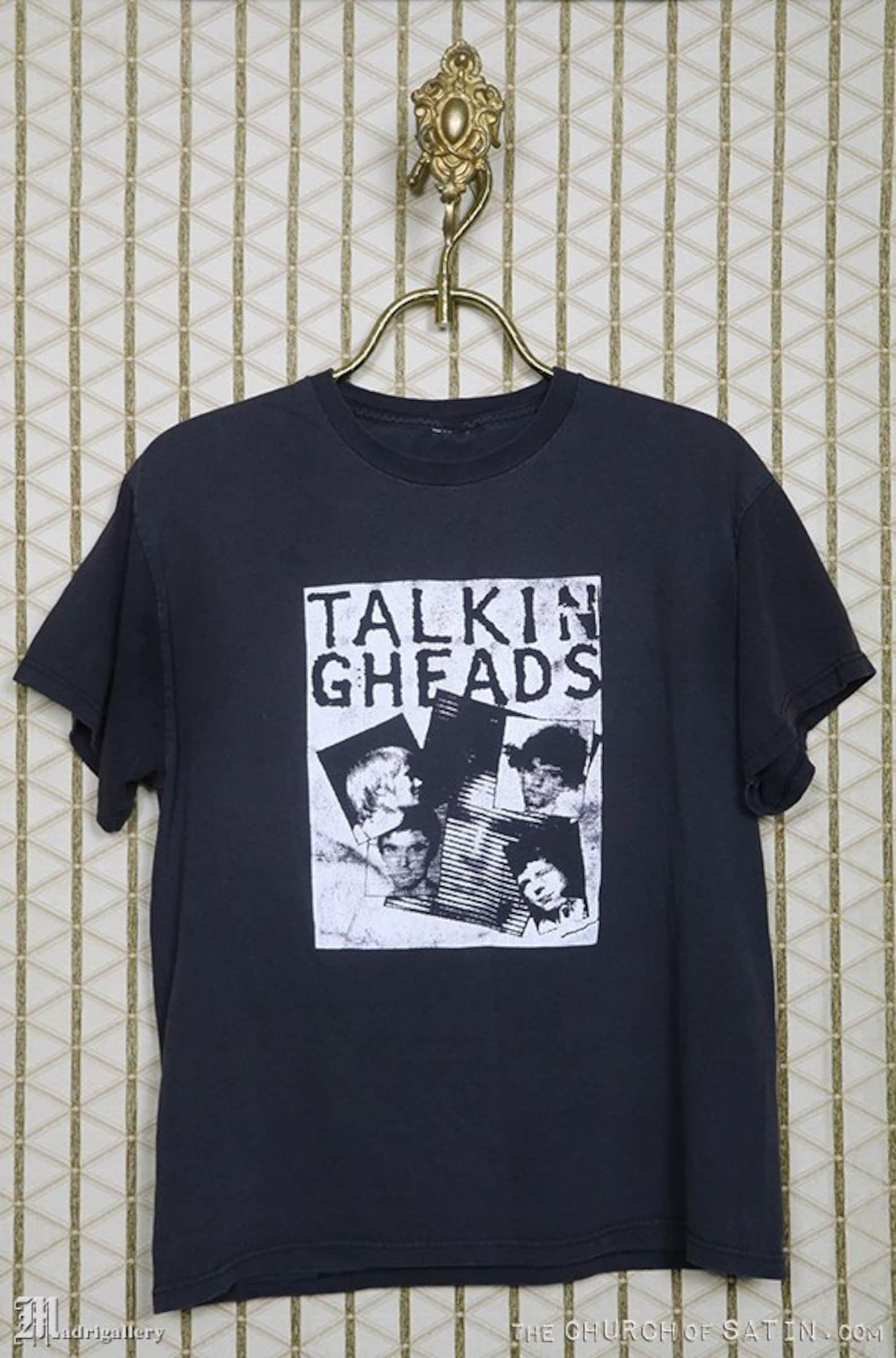 Talking Heads t-shirt vintage rare faded black tee shirt | Etsy