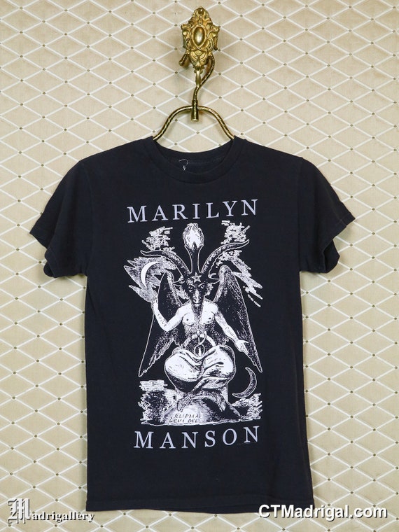 Marilyn manson baphomet shirt Clearance