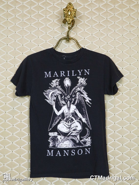 Marilyn Manson t-shirt, Baphomet vintage rare shi… - image 1