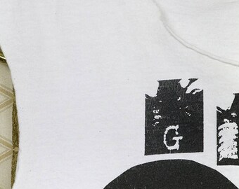 GISM, G.I.S.M. Vintage Rare Punk T Shirt, Sleeveless White GISM, G.I.S.M. Vintage Rare Punk T Shirt, Sleeveless White