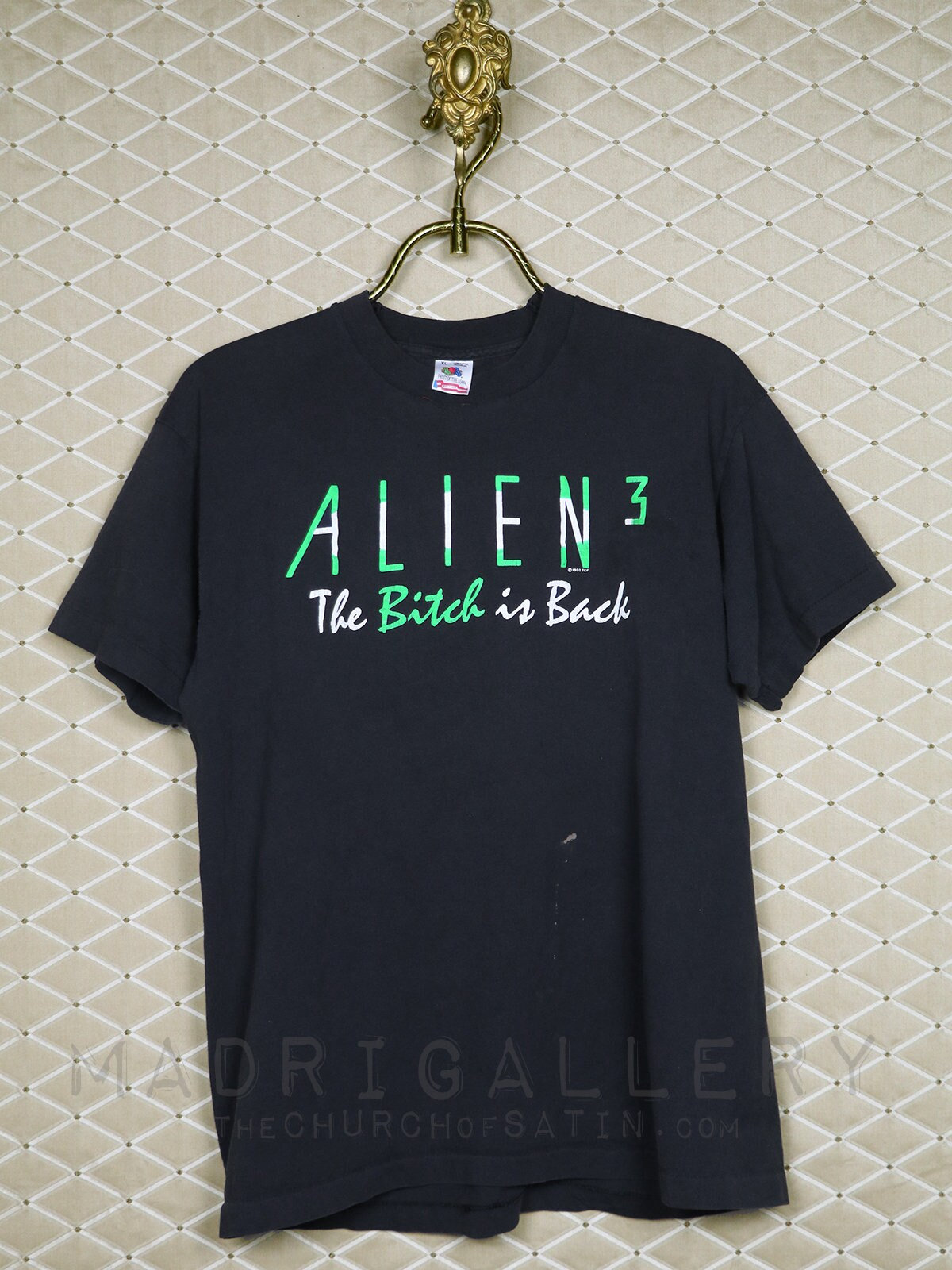 エイリアン3のTシャツ、1992年のTシャツ、SFホラー映画のヴィンテージ 