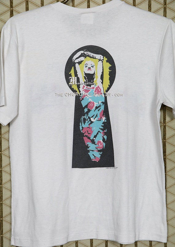 希少Cyndi Lauper True Colors Tシャツ L Vintage 1987 Cyndi Laufer True Colors Tour T-Shirt | 2-sided