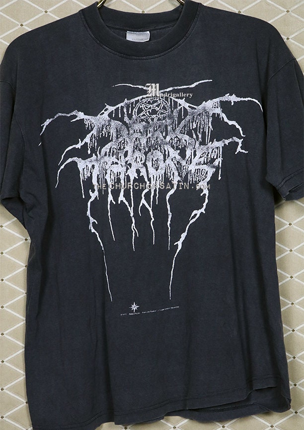 Darkthrone shirt faded black metal t-shirt Mayhem Marduk | Etsy