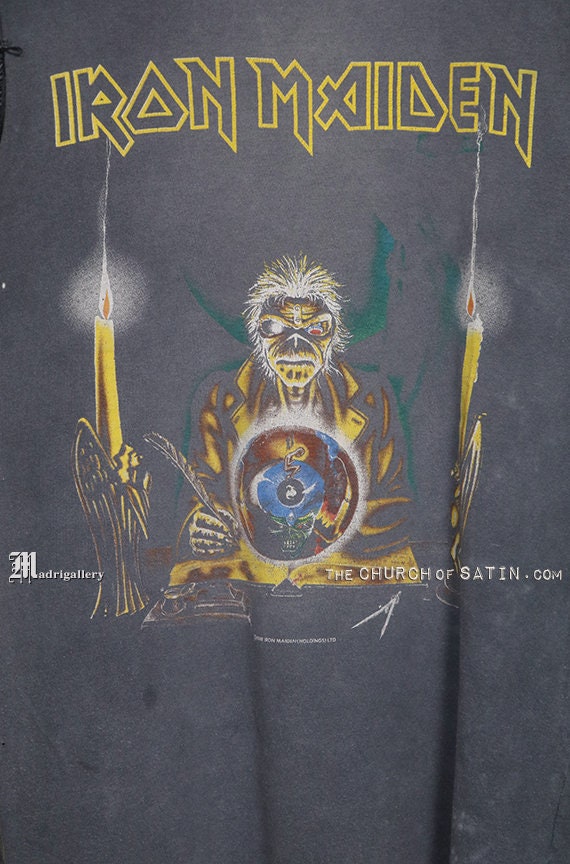 Iron Maiden Shirt, Original OG 1988 Seventh Son Tour Tee Iron Maiden Shirt, Original OG 1988 Seventh Son Tour Tee