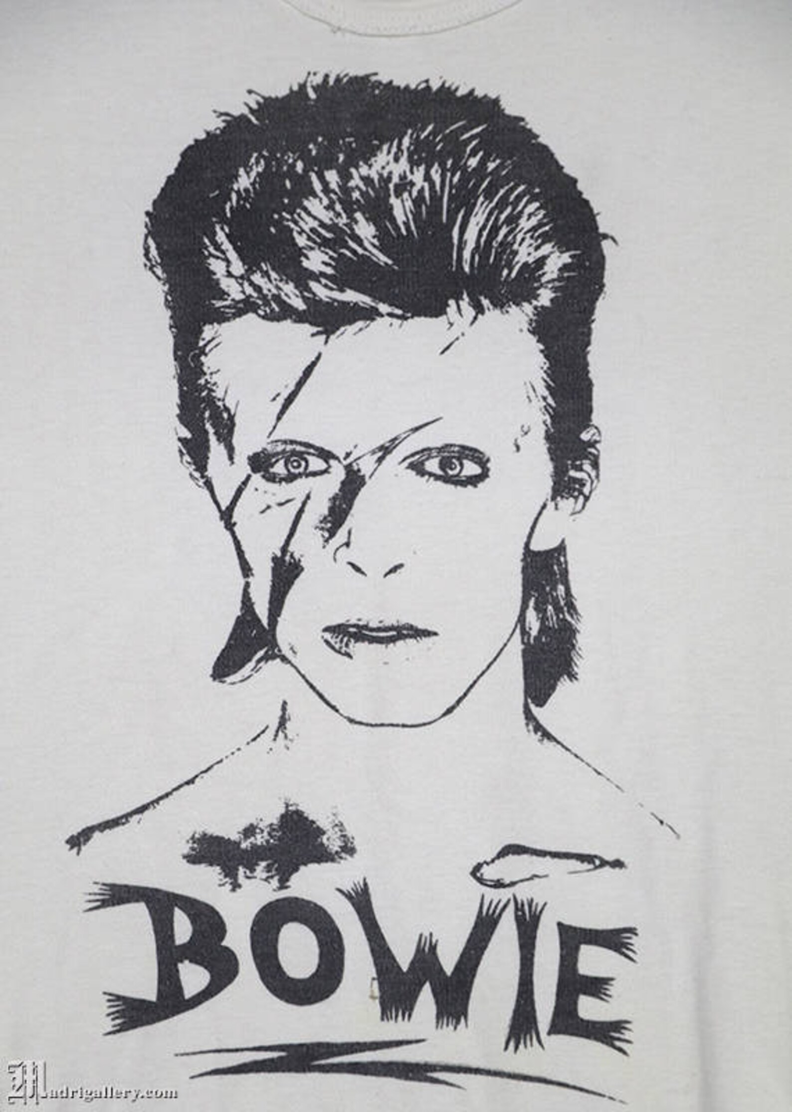 DAVID BOWIE Band T-shirt (Men's size S equivalent) unclear black type Vintage Second Hand main image 1