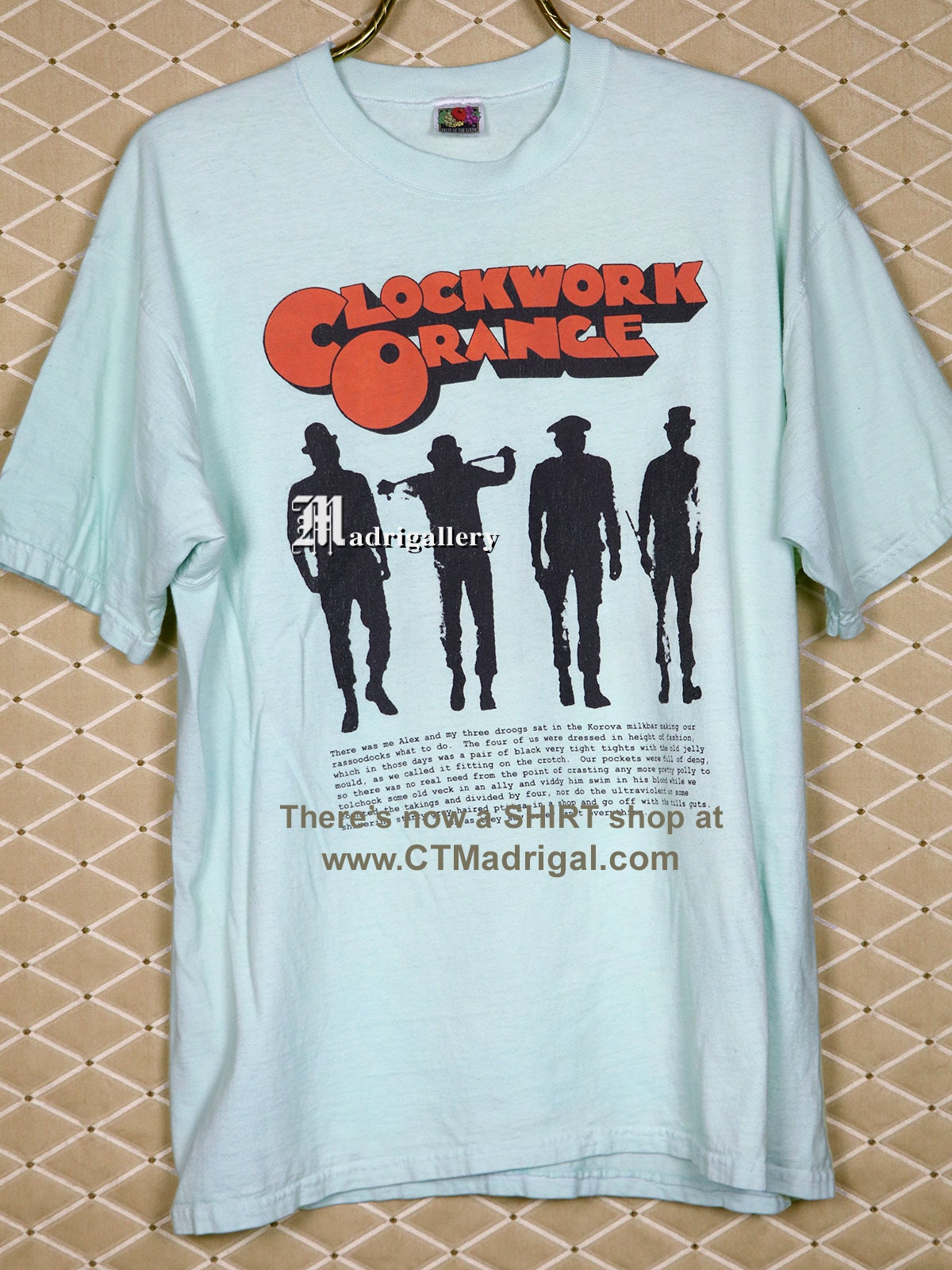 Vintage and Evil True Oldschool And Mac… A Clockwork Orange Shirt, Vintage Rare T-shirt Cult Horror