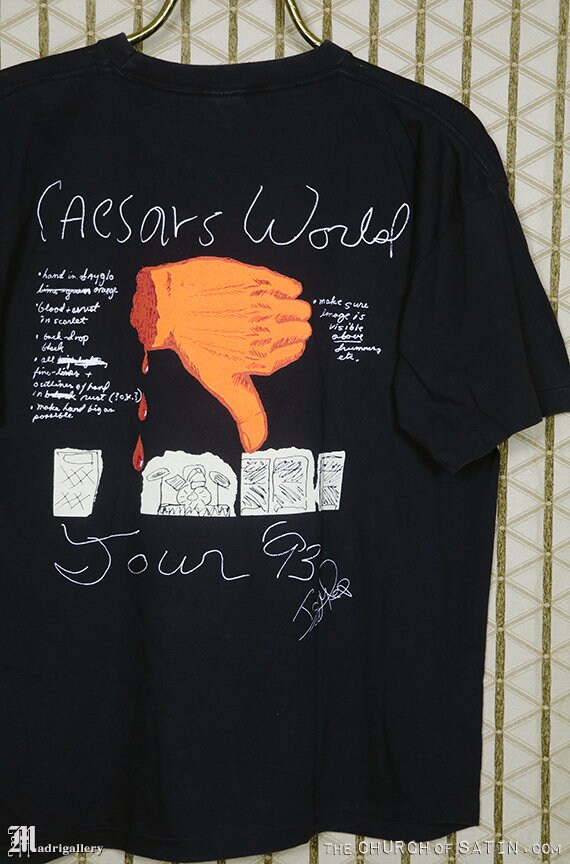イギー・ポップのツアーTシャツ、シーザーズ・ワールドの1993年