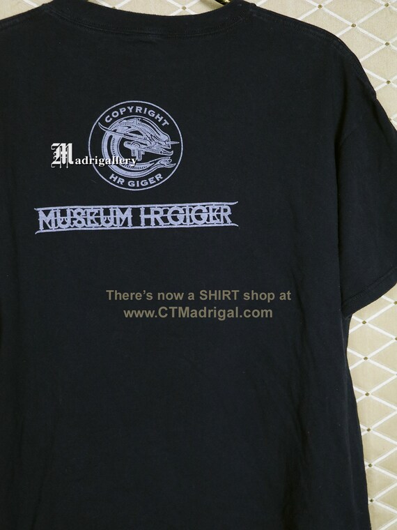 H.R. Giger Shirt, Vintage Rare T-shirt, Sci-fi Horror Movie, Alien 