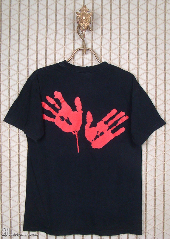☆25SS☆Spray Dyed T-Shirt/KIMHEKIM☆ My Life With the Thrill Kill Kult Vintage Rare T-shirt Black