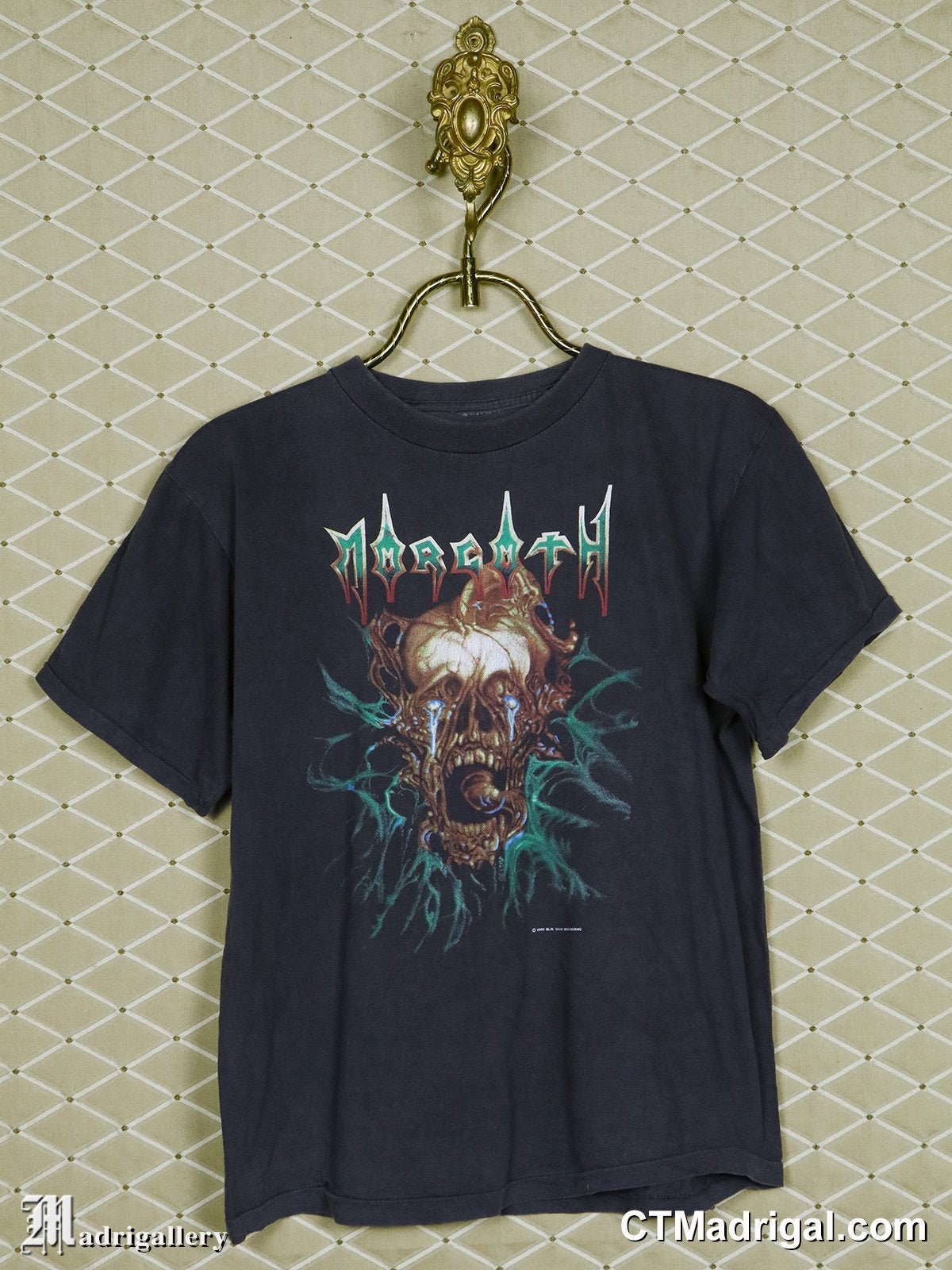 Morgoth Tour T-shirt, Black Tee Shirt, Vintage Rare Death