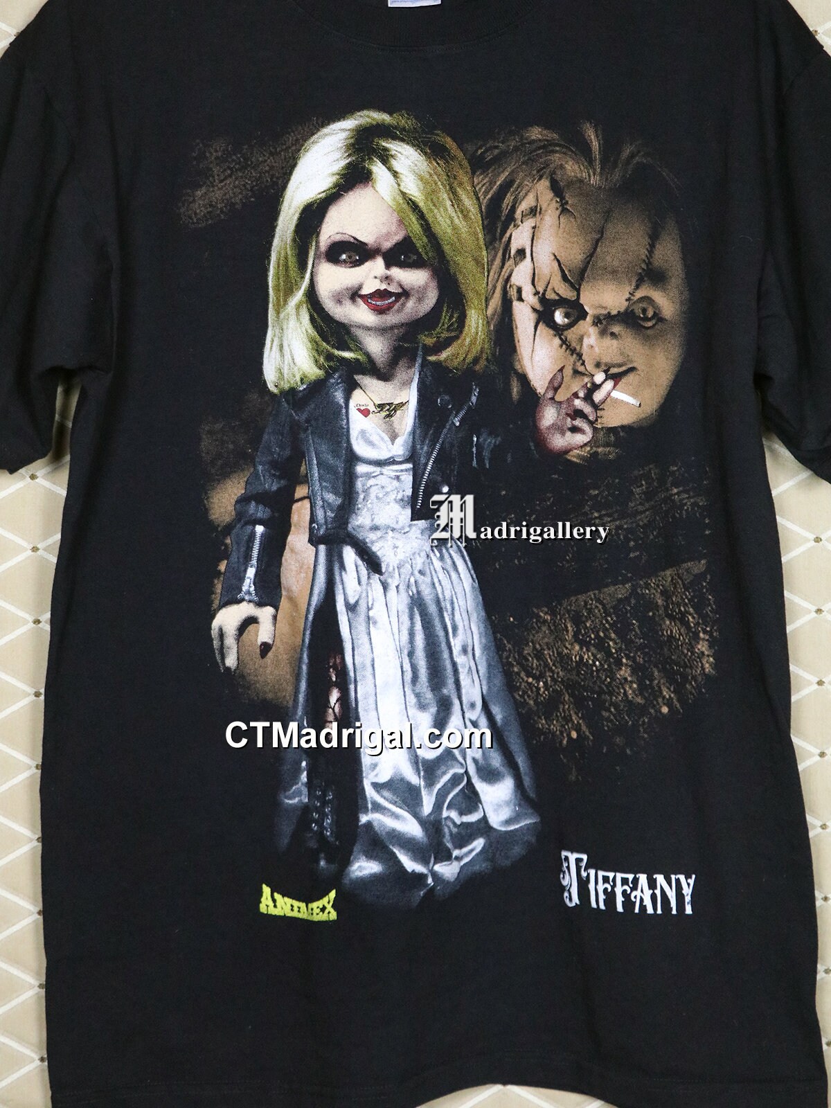 チャイルドプレイシャツ 花嫁 チャッキー ホラー映画 Tシャツ