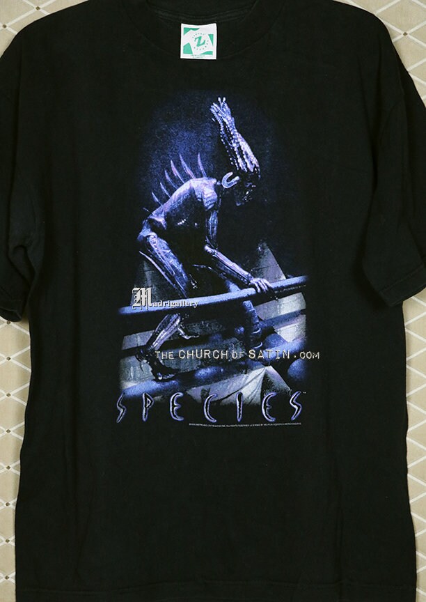 Madrigallery Species Horror Movie T-Shirt, Sci-Fi Movie Tee Shirt, H R Giger, Alien Predator, Faded Black Tee Shirt, Science Fiction Madrigallery Species Horror Movie T-Shirt, Sci-Fi Movie Tee Shirt, H R Giger, Alien Predator, Faded Black Tee Shirt, Science Fiction