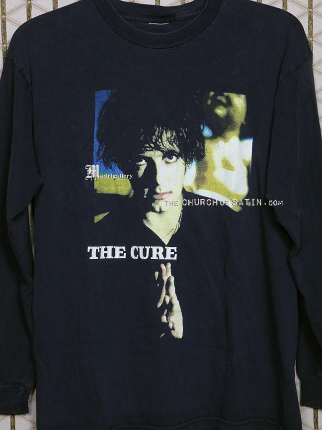 The Cure T-shirt, Vintage Rare Tee Shirt Long Sleeve, Robert Smith