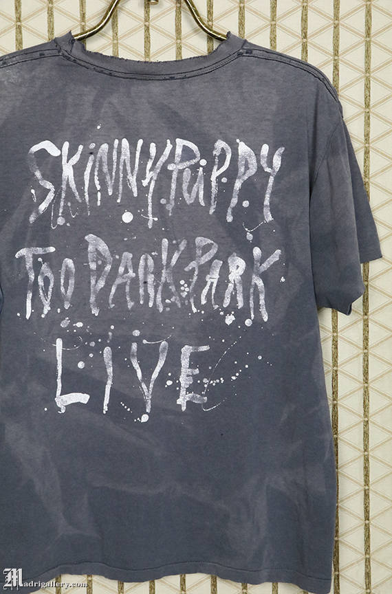 Skinny Puppy Shirt, Too Dark Park, Vintage Rare T-shirt, Faded