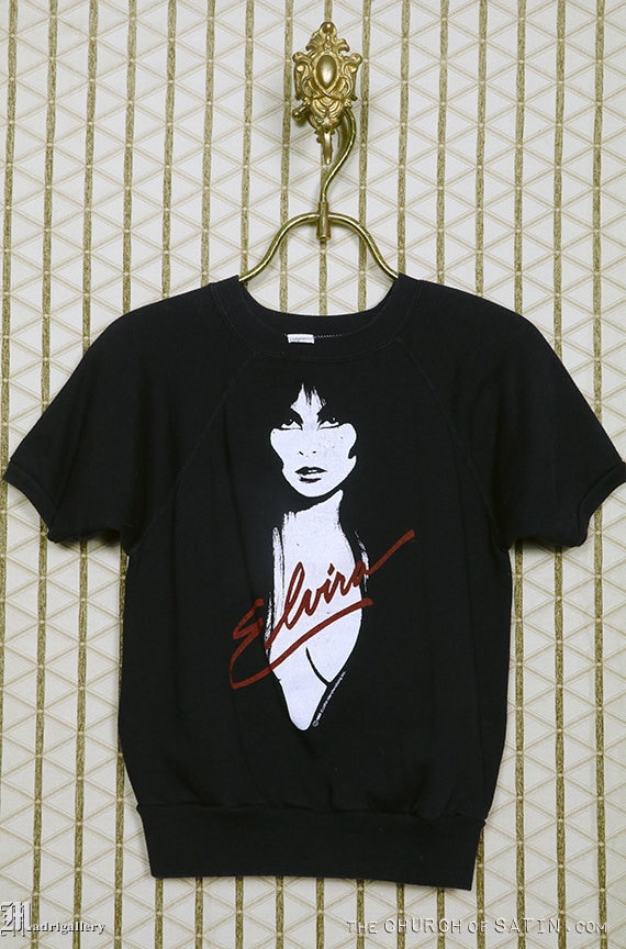 トップス Elvira Shirts Elvira Shirt, Horror Movie T-shirt Vintage Rare Lost Boys