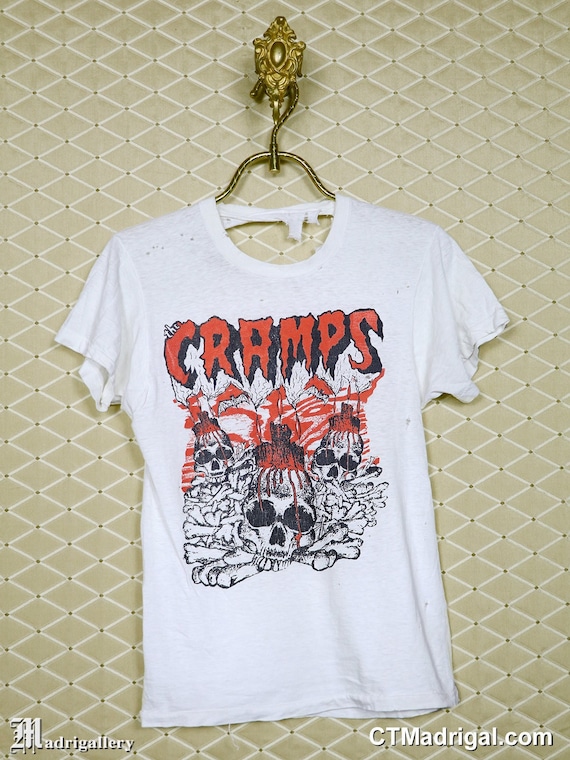 T-shirt the cramps LUX INTERIOR Punk Rock psychobillie vendeuse N ROLL LIVE TOUR