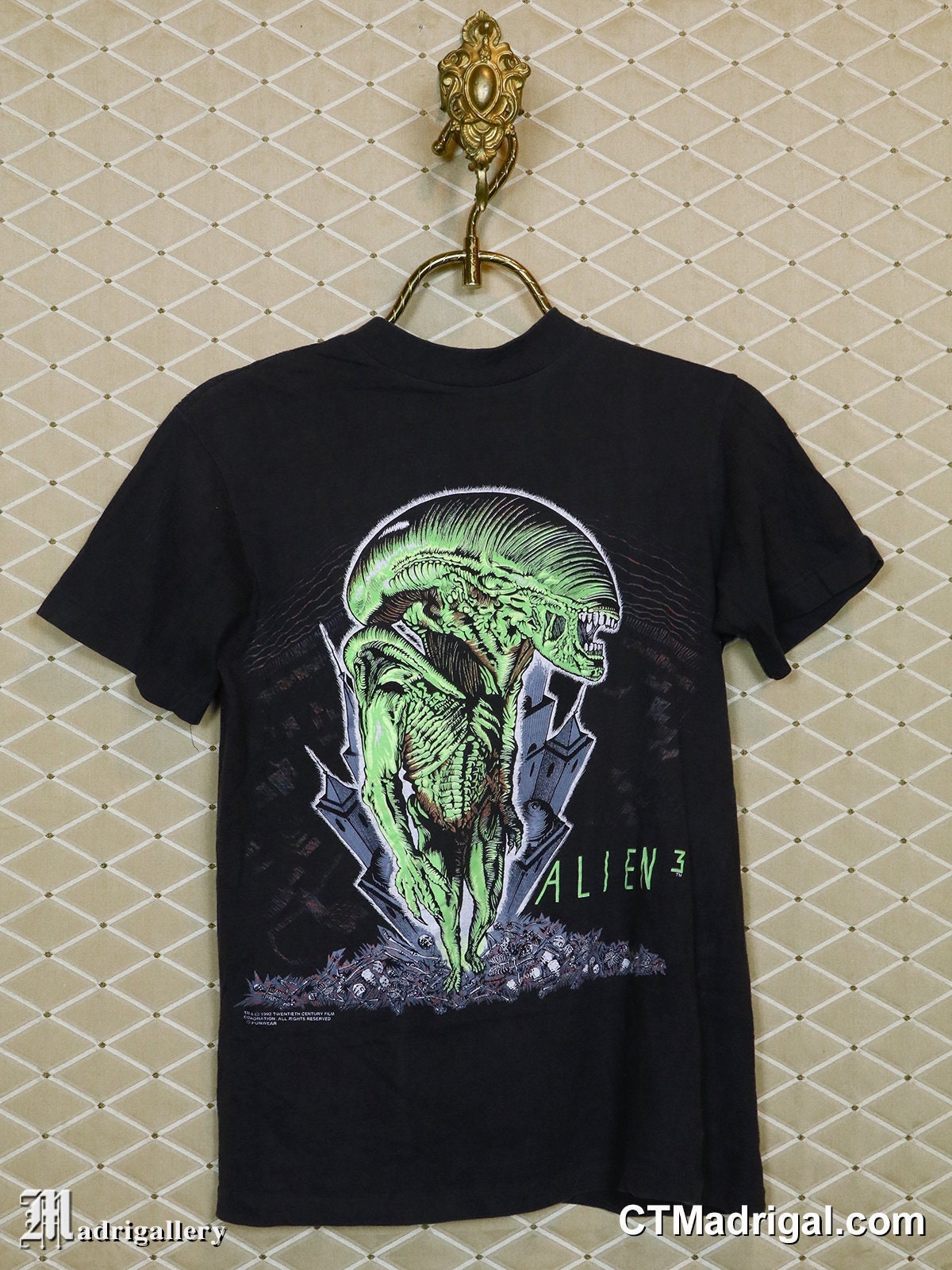 専門店では 1992 Shirt, 3 ALIEN T-shirt, Vintage Movie Horror Sci-fi トップス
