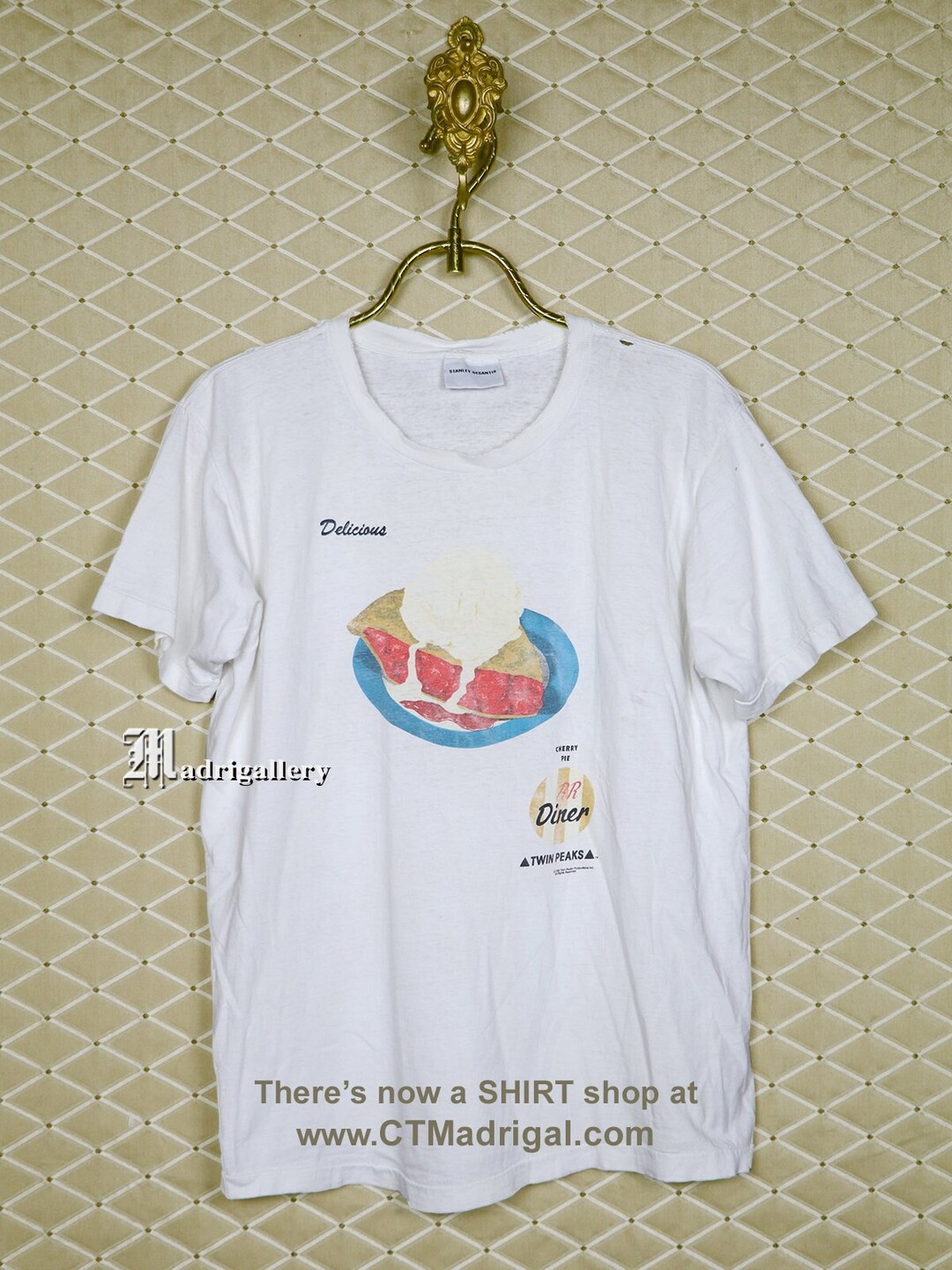 Twin Peaks T Shirt, David Lynch, Vintage Rare Horror T-shirt White