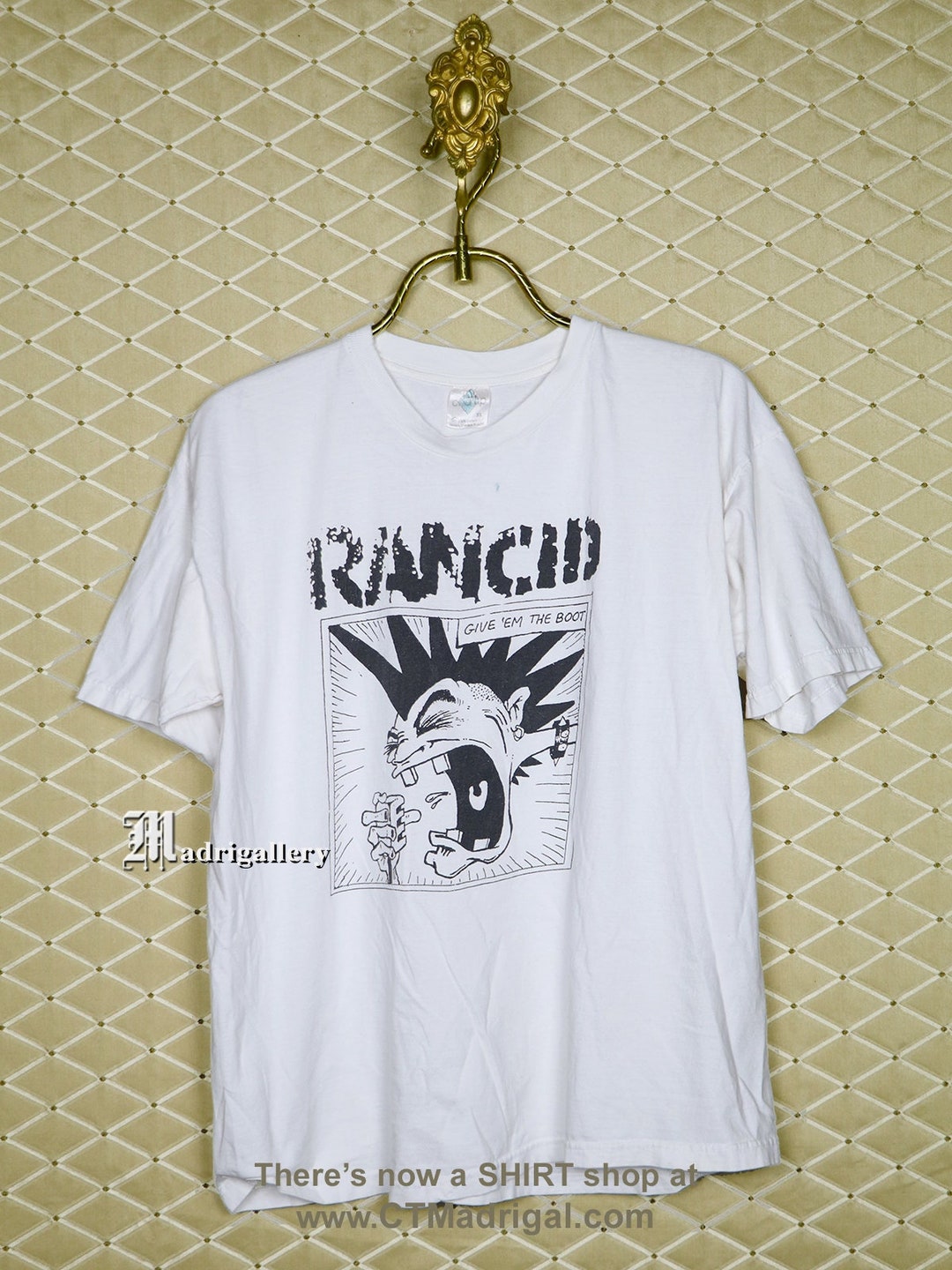 Rancid Shirt, Vintage Rare T-shirt Punk Rock, Fugazi Dead Kennedys