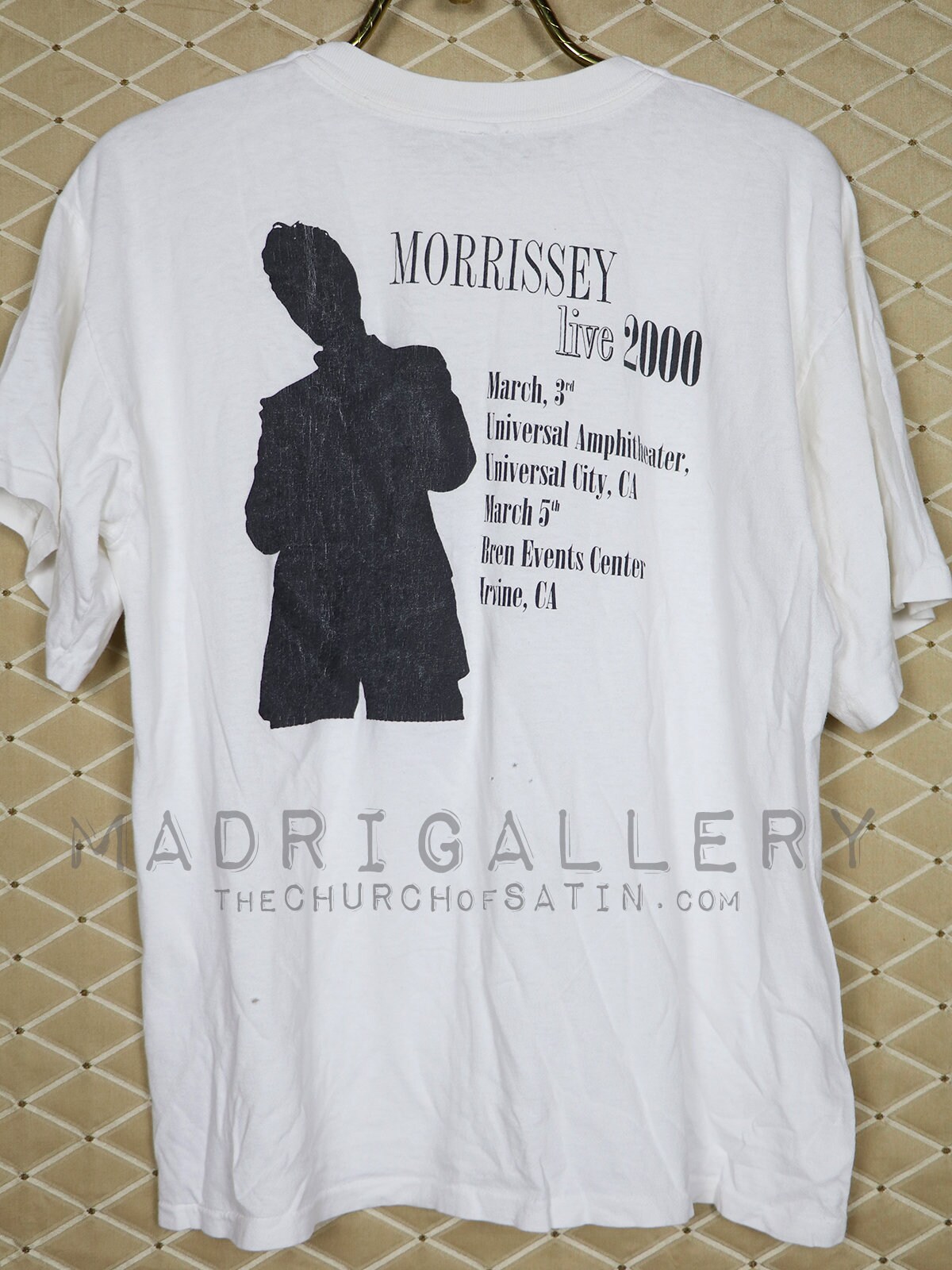 Morrissey Tour T-shirt, Smiths Vintage Rare White Shirt Joy