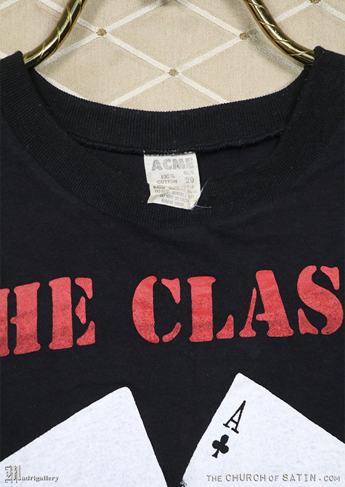 The Clash shirt vintage rare T-shirt Straight To Hell faded | Etsy