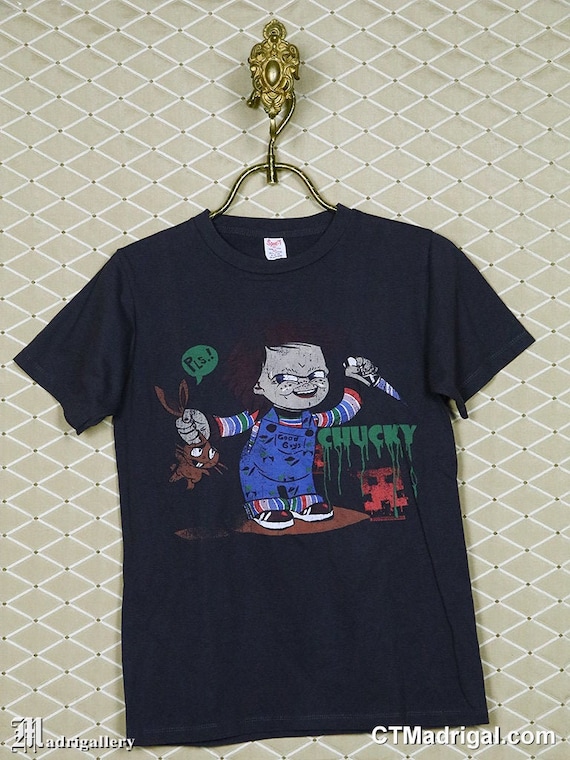 Child's Play shirt, Chucky horror movie T-shirt, vint… - Gem