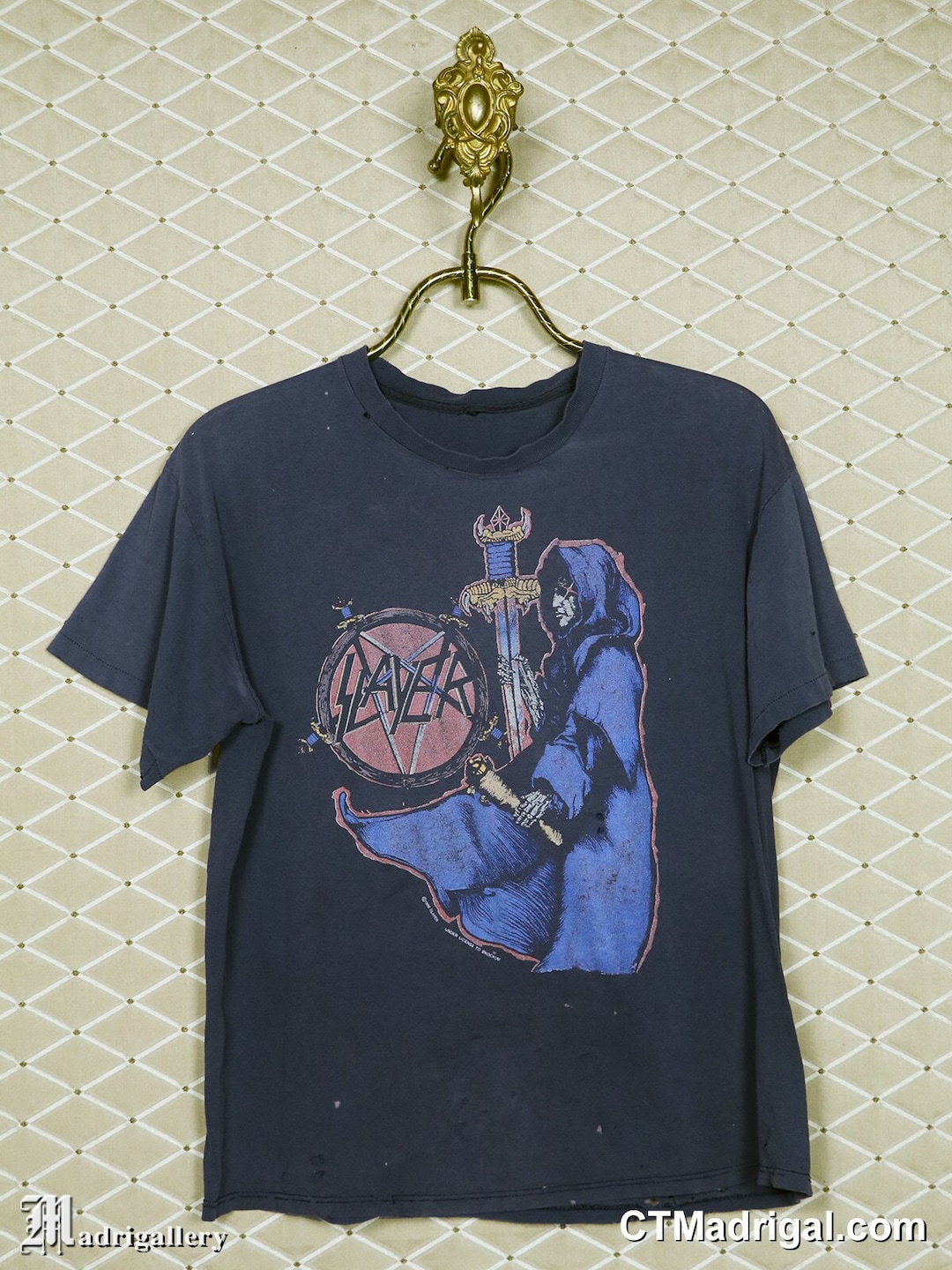 Slayer Shirt, Vintage Rare Tee Shirt, Thrash Metal Metallica