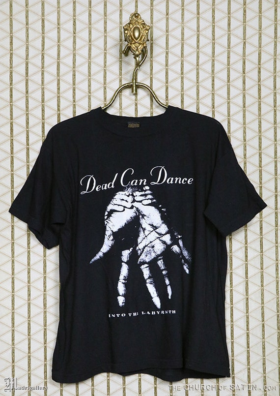 Dead Can Dance t-shirt, vintage rare black tee, 19