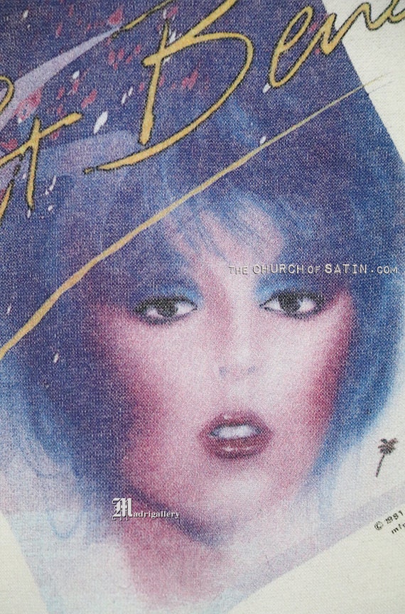 Pat Benatar shirt, vintage rare 1981 long sleeve … - image 3