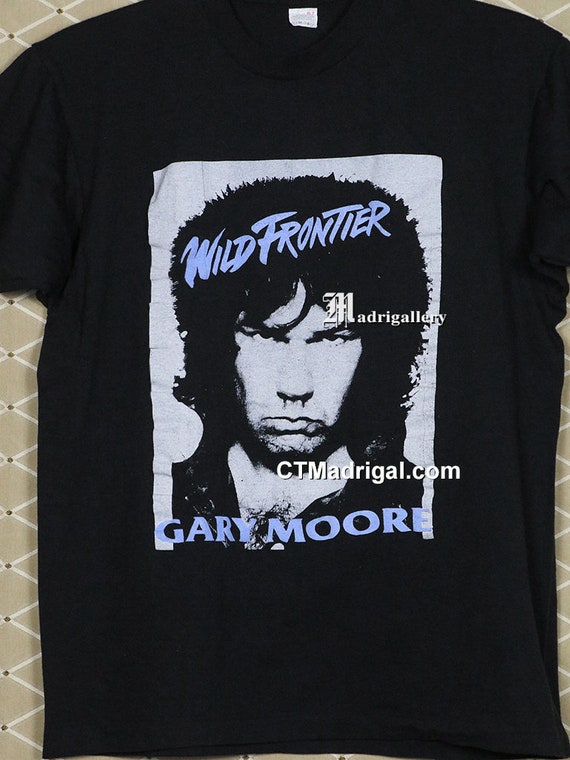 Gary Moore T-shirt, Vintage Rare Shirt Thin Lizzy UFO U F O