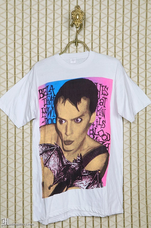 R*e様 80's Bauhaus グラフィックプリント Tシャツ Bauhaus T-shirt Vintage Rare BIG PRINT White Tee Shirt Peter