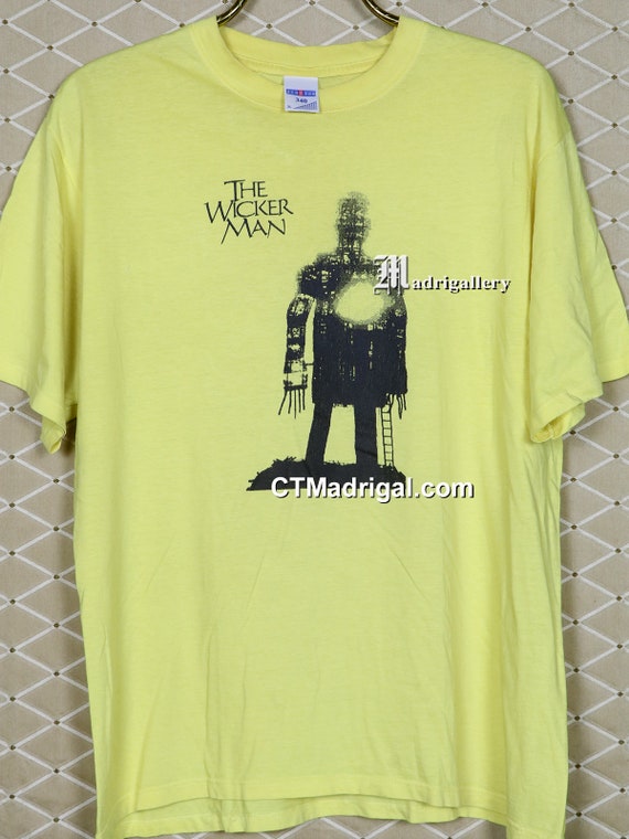 The Wicker Man horror t-shirt, vintage rare occul… - image 2