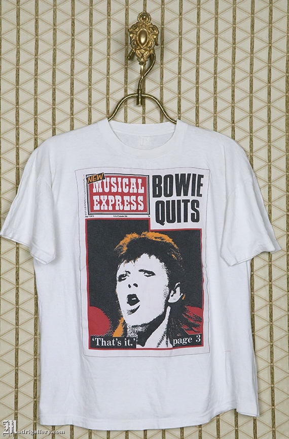 David Bowie Vintage Rare T-shirt White Tee Shirt Soft and - Etsy
