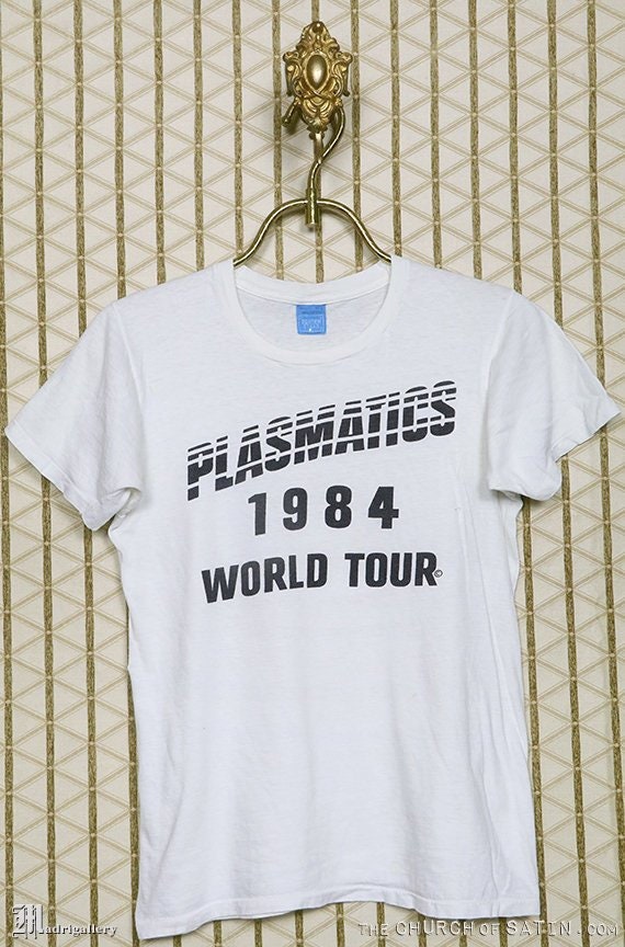 Plasmatics, Wendy O Williams T-shirt, Soft Thin White Screen Stars