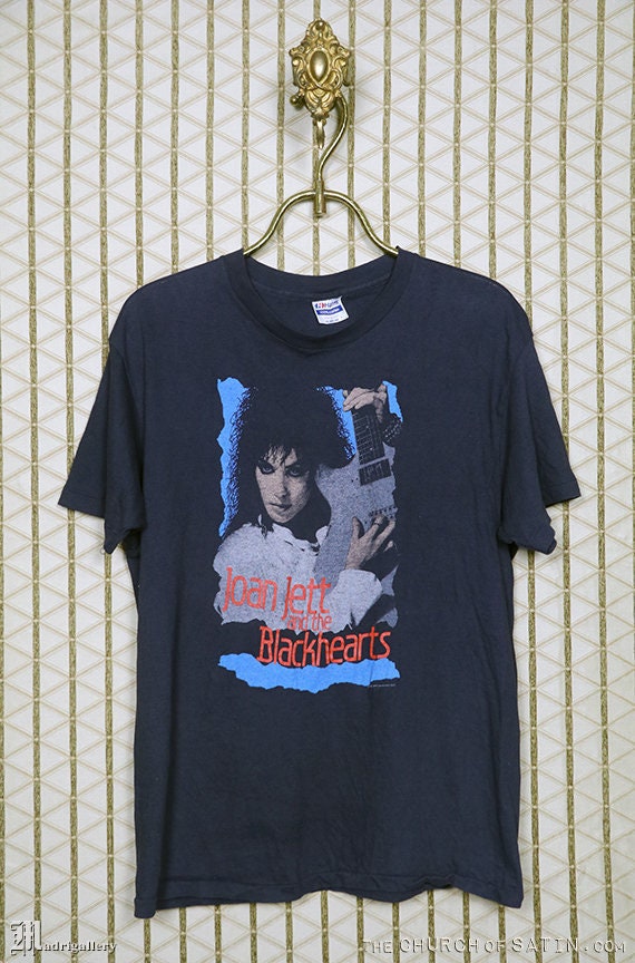 Joan Jett t-shirt, vintage rare tee, 1980s 80s 80… - image 1