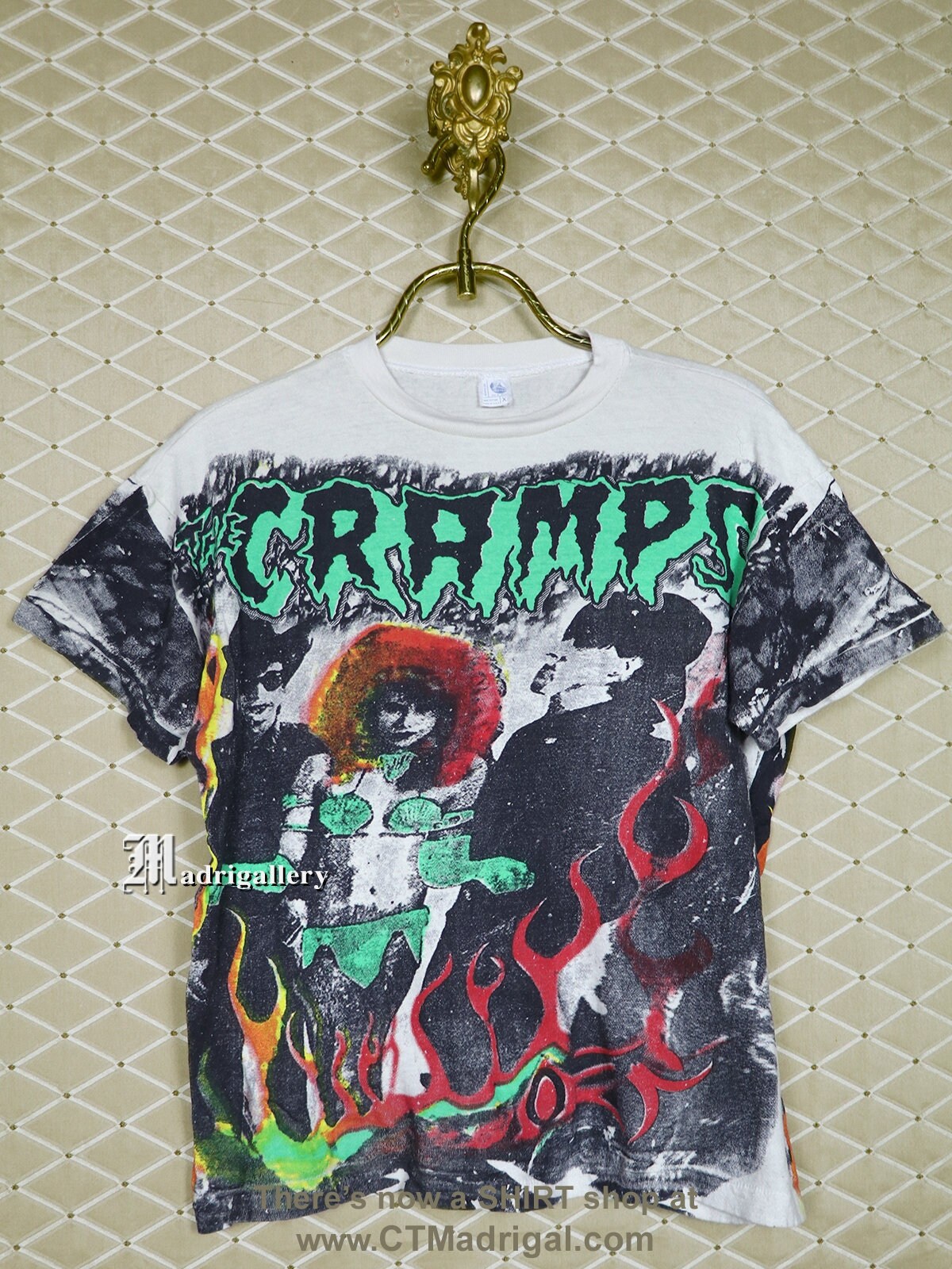 The Cramps Shirt, Vintage Rare Horror Punk T-shirt Goth The Cramps Shirt, Vintage Rare Horror Punk T-shirt Goth