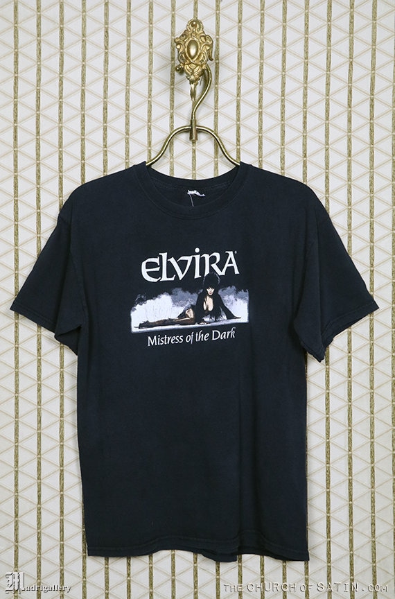 Elvira shirt, horror movie t-shirt, vintage rare … - image 1