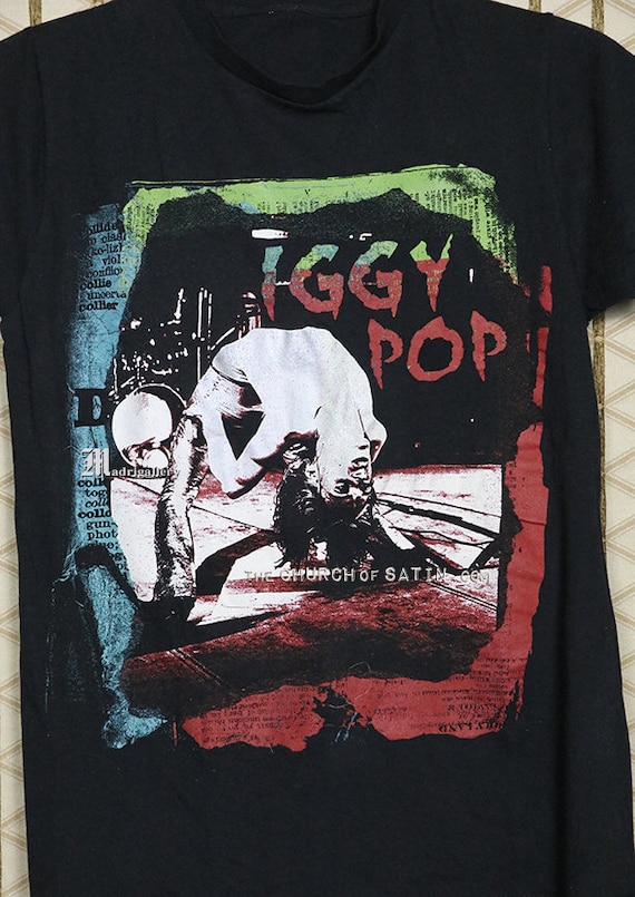 Iggy Pop t-shirt, vintage rare tee shirt, Stooges… - image 2
