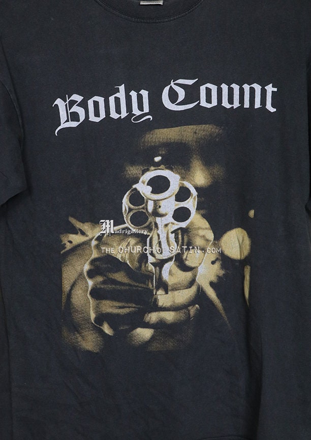 Body Count T-shirt, Vintage Rare Faded Black Tee, Hardcore