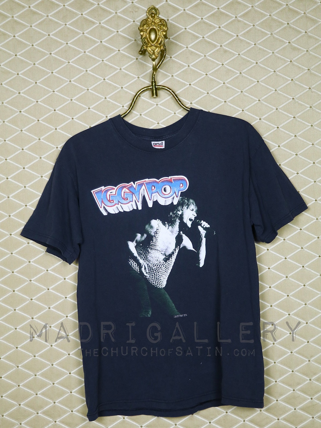 Iggy Pop T-shirt, Vintage Rare Iggy and the Stooges Punk Rock
