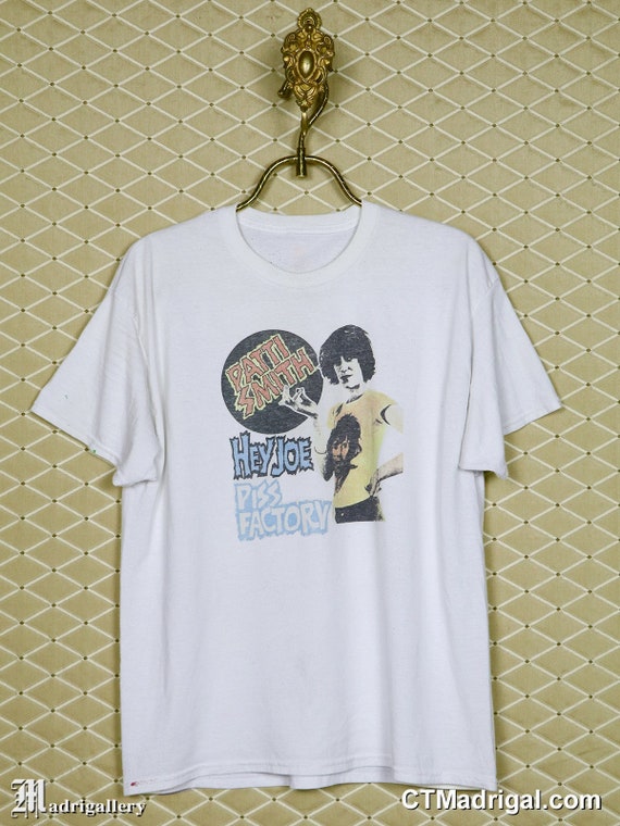 90s PATTI SMITH ヴィンテージTシャツ バンドT パティスミス 90sビンテージ PATTI SMITHパティスミスファンクラブバンドTシャツ