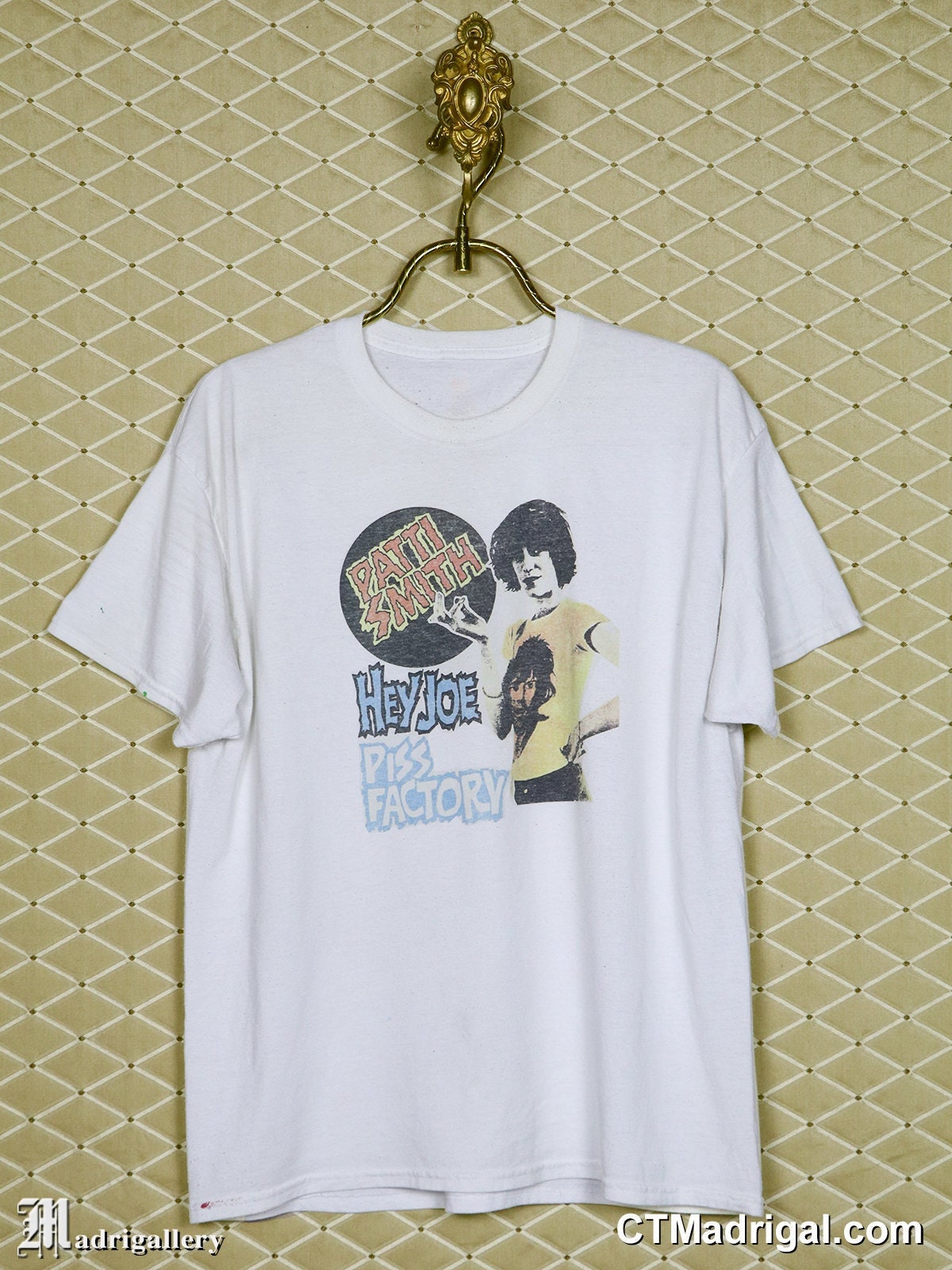 Patti Smith T-shirt, Vintage Rare Hey Joe Shirt, Punk