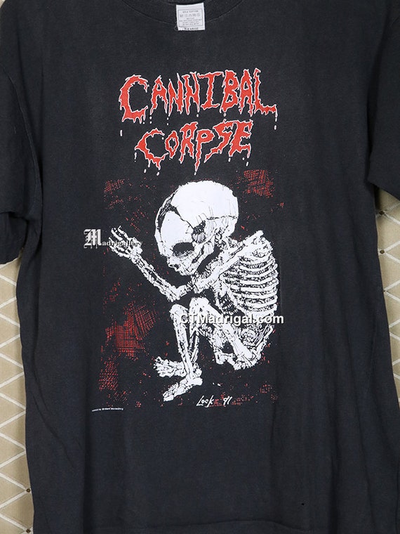 Cannibal Corpse Tour Shirt, Black Metal Deicide Slayer Possessed