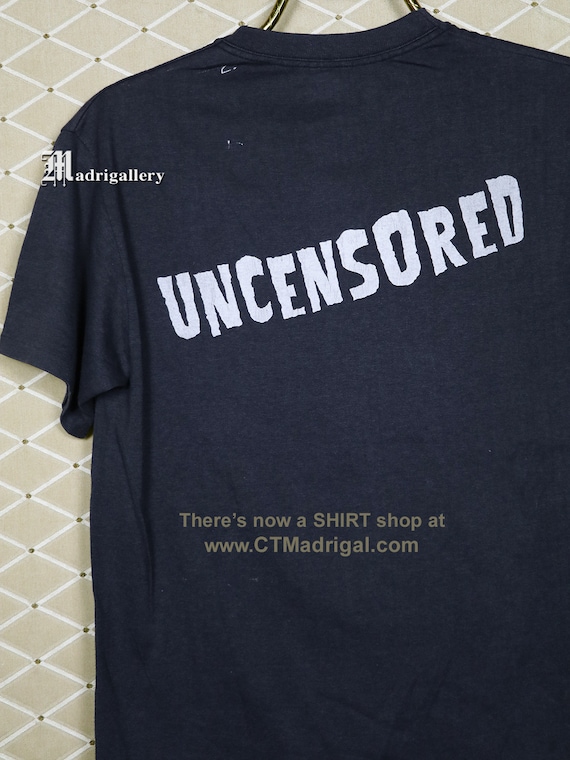 90’s DANZIG Uncensored ユーロ　XL ブラック Tシャツ 90's DANZIG Uncensored ユーロ XL ブラック Tシャツ DANZIG