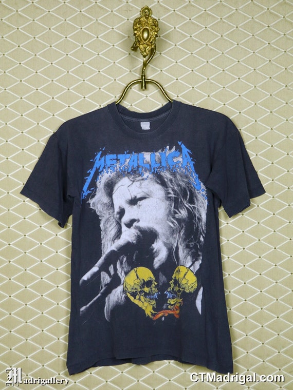 Metallica t-shirt, vintage rare tour shirt, Iron … - image 1