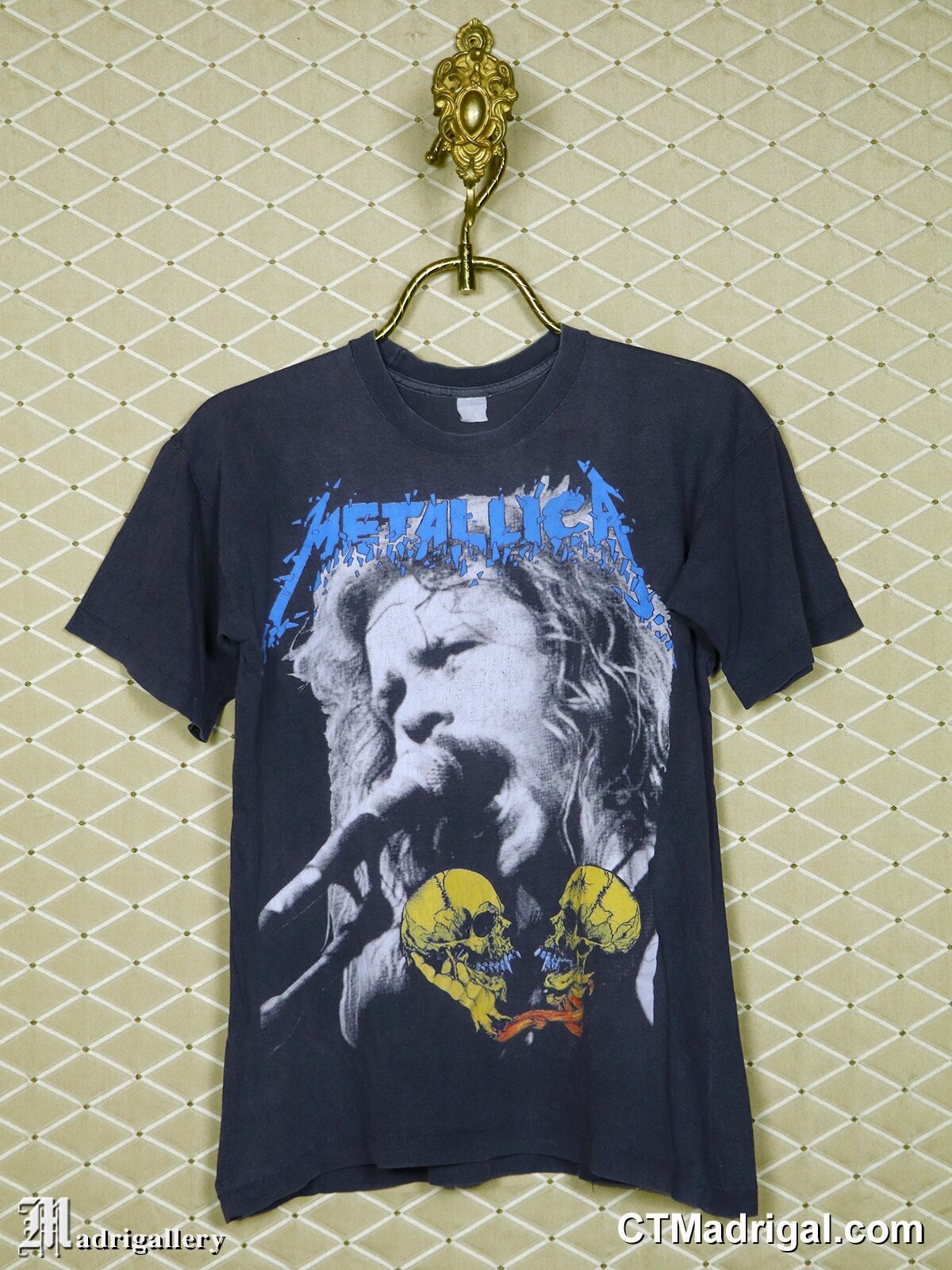 Metallica T-shirt Vintage Rare Tour Shirt Iron Maiden Slayer