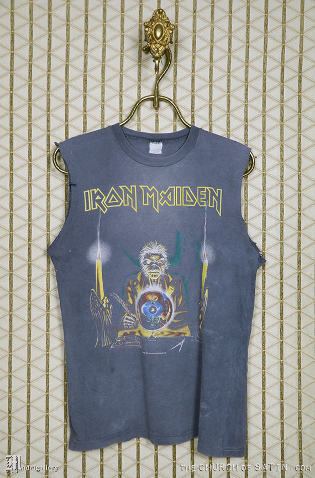 Iron Maiden Shirt, Original OG 1988 Seventh Son Tour Tee Iron Maiden Shirt, Original OG 1988 Seventh Son Tour Tee