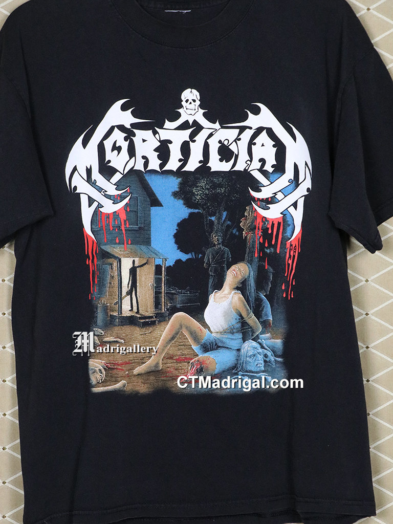 Mortician T-shirt, Vintage Rare Black Tee Shirt Death Metal