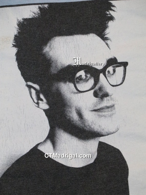 Morrissey t-shirt, Smiths vintage rare blue shirt… - image 3